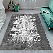 Mat Eskitme Desenli Dijital Baskılı Halı