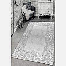 Pırlanta Çerçeve Desenli Dijital Baskılı Halı