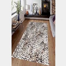 Leopar Desenli Dijital Baskılı Halı
