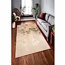 Eskitme Zemin Desenli Dijital Baskılı Halı