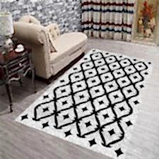 Geometrik Modern Desenli Dijital Baskılı Halı