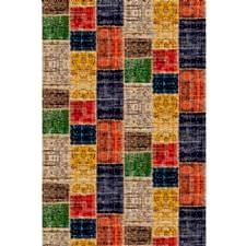 Etching Eskitme Tasarımlı Dijital Baskılı Halı