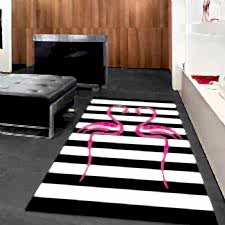 Aşık Flamingo Desenli Dijital Baskılı Halı