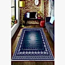 Eski Motif Desenli Dijital Baskılı Halı