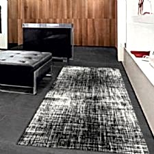 Modern Çizgi Desenli Dijital Baskılı Halı