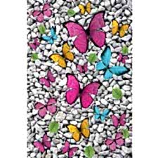 Aşık Kelebekler Tasarımlı Dijital Baskılı Halı