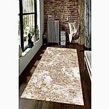 Duvar Tuğla Desenli Dijital Baskılı Halı