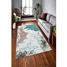 Sanatsal Boyalı Eskitme Desen Dijital Baskılı Halı