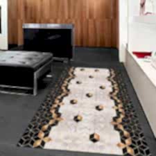 Modern Mermer Desenli Dijital Baskılı Halı