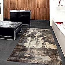 Eskitme Duvar Desenli Dijital Baskılı Halı