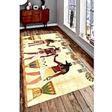 Antik Sanat Desenli Dijital Baskılı Halı