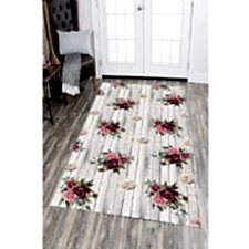 Çiçek Bahçesi Desenli Dijital Baskılı Halı