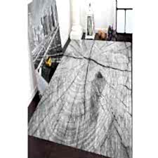 Ağaç Kütük Desenli Dijital Baskılı Halı