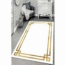 Portre Çerçeve Desenli Dijital Baskılı Halı