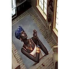 Afrika tasarımlı Dijital Baskılı Halı