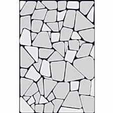 Kırık Taş Desenli Dijital Baskılı Halı