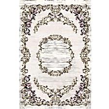 Best Altın Çiçekli Dijital Baskılı Halı