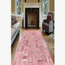 Kaldırım Taşı Desenli Dijital Baskılı Halı