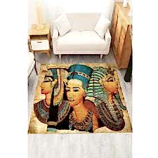 Antik Amazon Tasarım Desen Dijital Baskılı Halı