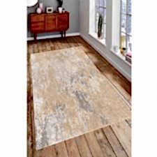 Gölgeli Eskitme Desenli Dijital Baskılı Halı