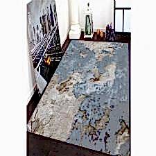 Sanatsal Desenli Dijital Baskılı Halı