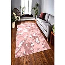 Gölge Eskitme Desenli Dijital Baskılı Halı1