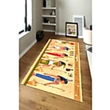 Eski Mısır Sanatı Desenli Dijital Baskılı Halı