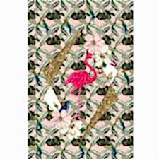 Tropikal Flamingo Tasarımlı Dijital Baskılı Halı