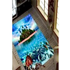 Ada Tasarımlı Dijital Baskılı Halı