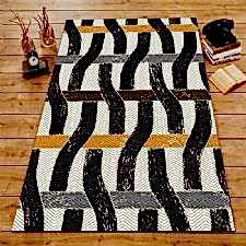 Halat Desenli Dijital Baskılı Halı