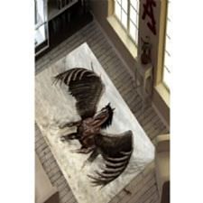 Kanatlı At Tasarımlı Dijital Baskılı Halı