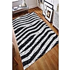 Zebra Dokuları Dijital Baskılı Halı