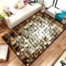 Baklava Desenli Dijital Baskılı Halı