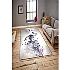 Sanat Katkılı Zebra Dijital Baskılı Halı