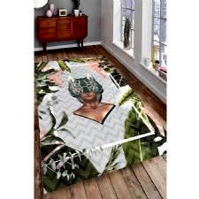 Karışık Portre Çalışması Dijital Baskılı Halı