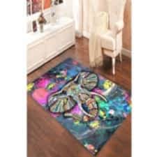 Fil Ve Renk Sıçramaları Dijital Baskılı Halı