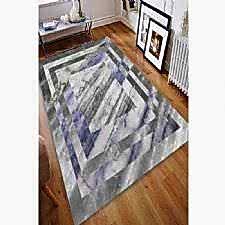 Geçişli Renkler Mermer Çerçevesi Dijital Baskılı Halı