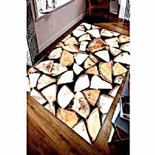 Modern Ağaç Birleşmesi Dijital Baskılı Halı