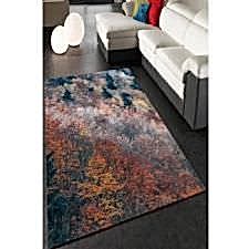 Sonbahar Mevsimleri Ve Orman Dijital Baskılı Halı