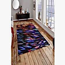 Retro Duvar Tüyler Dijital Baskılı Halı