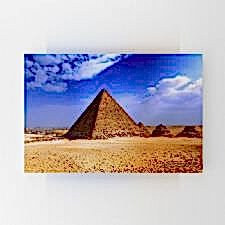 Çölde Mısır Piramidi Tablosu