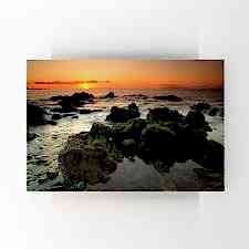 Gün Batımında Deniz Manzarası Tablosu