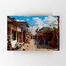 Bali Sokakları Tablosu