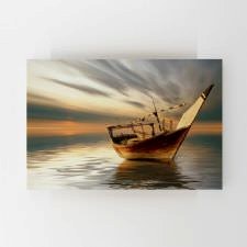 Minimalist Tekne Tablosu