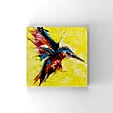 Yağlı Boya Sinek Kuşu Tablosu