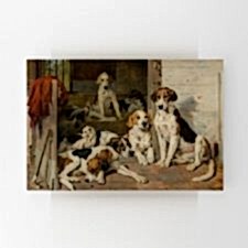 Ahırdaki Köpekler Yağlı Boya Tablosu