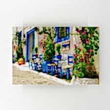 Yunanistan Sokak Tavernaları Tablosu