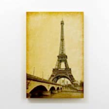 Vintage Eiffel Kulesi Tablosu