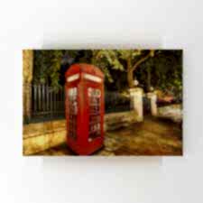 İngiltere'de Telefon Kulübesi Tablosu