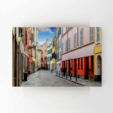 Sokakta Renkli Taşlar Tablosu